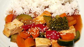 Tofu v zelenině
