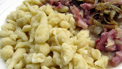 Bavorské špecle - základní těsto  (Spätzle)