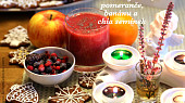 Smoothie s jablkem, pomerančem, banánem a chia