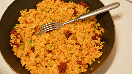 Bulgur se sušenými rajčaty