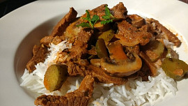 Hovězí Stroganoff à la Silvia