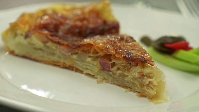 Quiche lorraine - slaný koláč