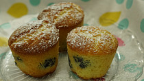Borůvkové muffiny