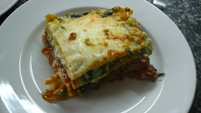 Lasagne s dvojí náplní