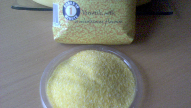 Polenta - základní recept, polenta v syrovem stavu