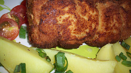 Tvarůžkovo-kuřecí špíz