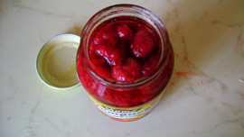 Jahodový kompot